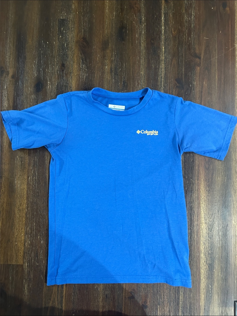 Columbia Kids Short Sleeve Tee in Bright Blue